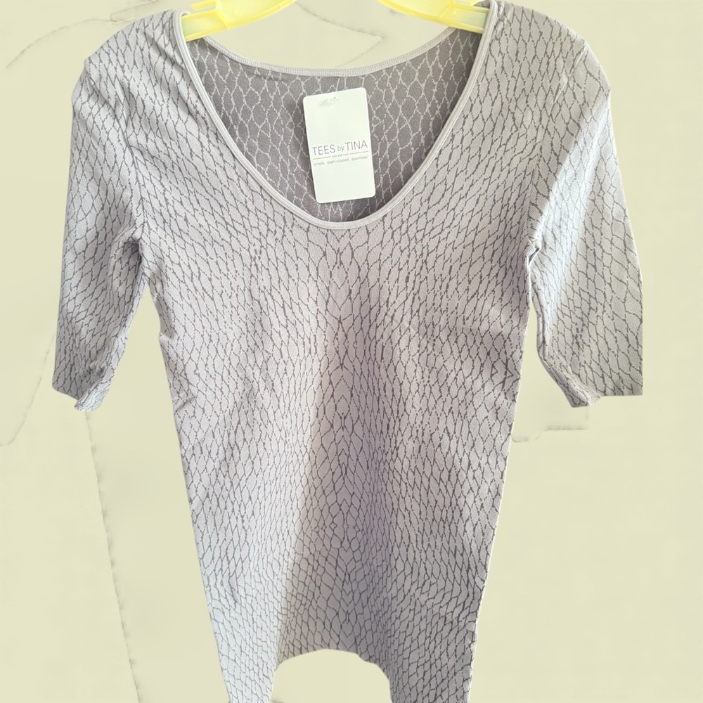 Tees by Tina Gray Patterned Top